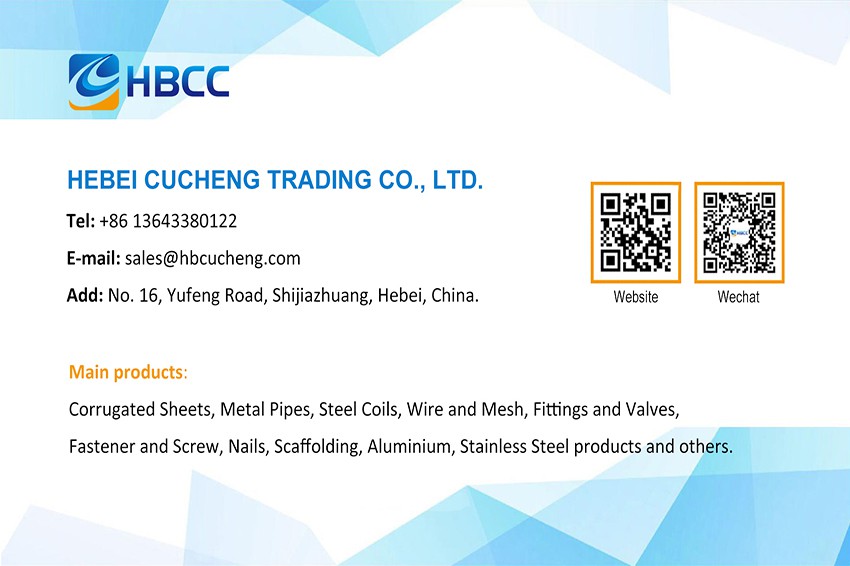 HB CUCHENG STEEL PRODUCTS SUPPLIER MANUFATORY HB CUCHENG STEEL PRODUCTS SUPPLIER MANUFATORY