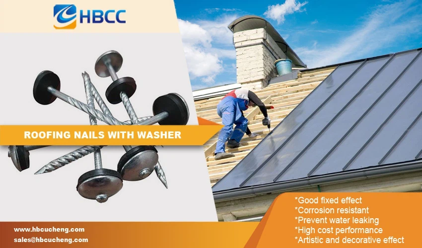 Twisted Shank Umbrella Head Roofing Nails advantage