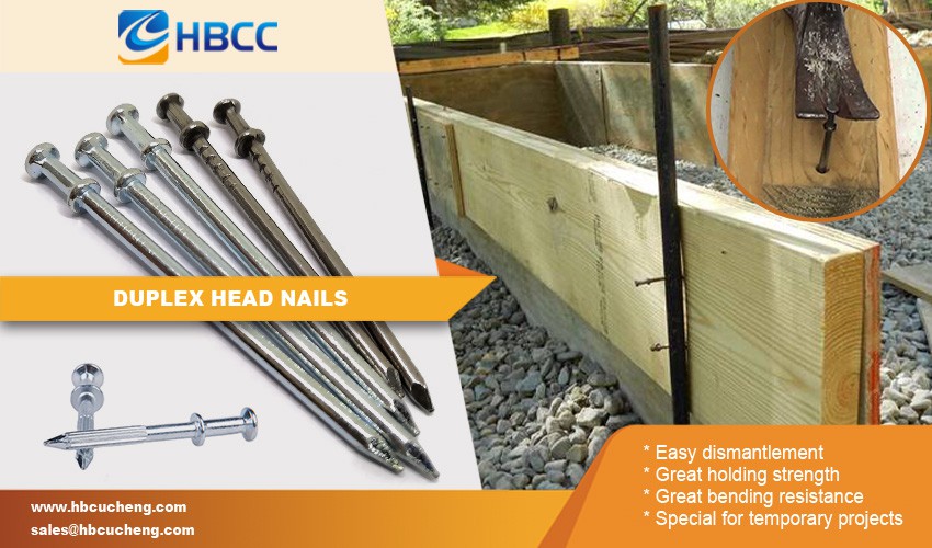 Double Headed Duplex Nails features